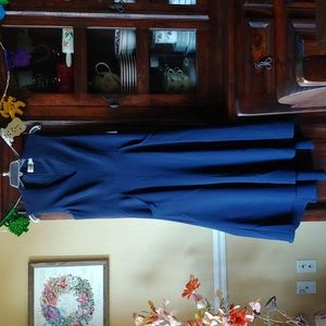 NWT Eliza J Asymmetrical V Neck Dress Size 10